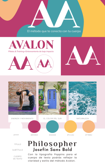 Brandboard - Avalon Pilates